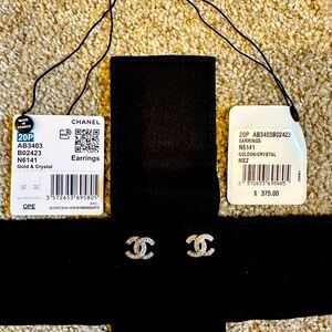 Authentic Chanel Stud earrings